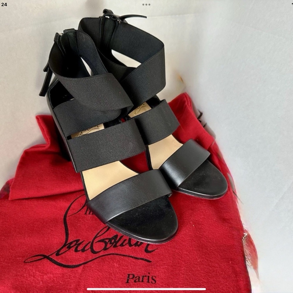 Christian Louboutin Black Patent Leather Heels